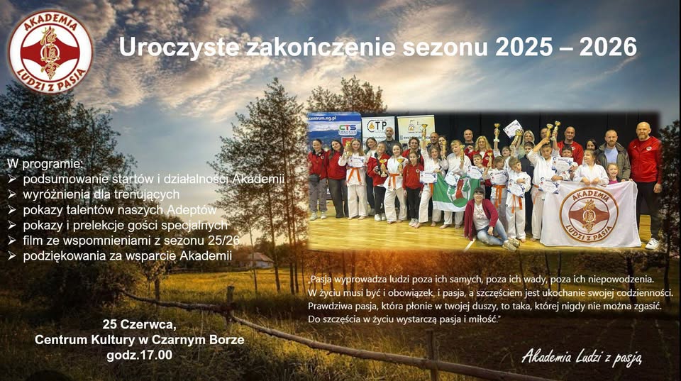 Uroczyste zakończenie sezonu Akademii Ludzi z Pasją