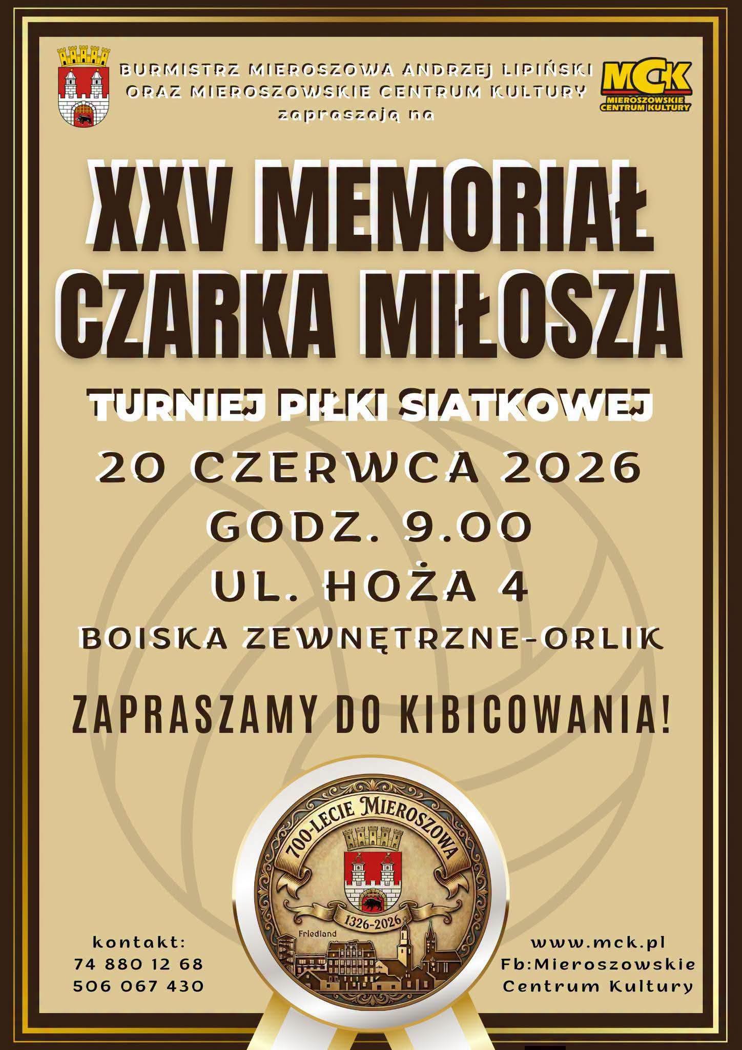 Memoriał Czarka Miłosza