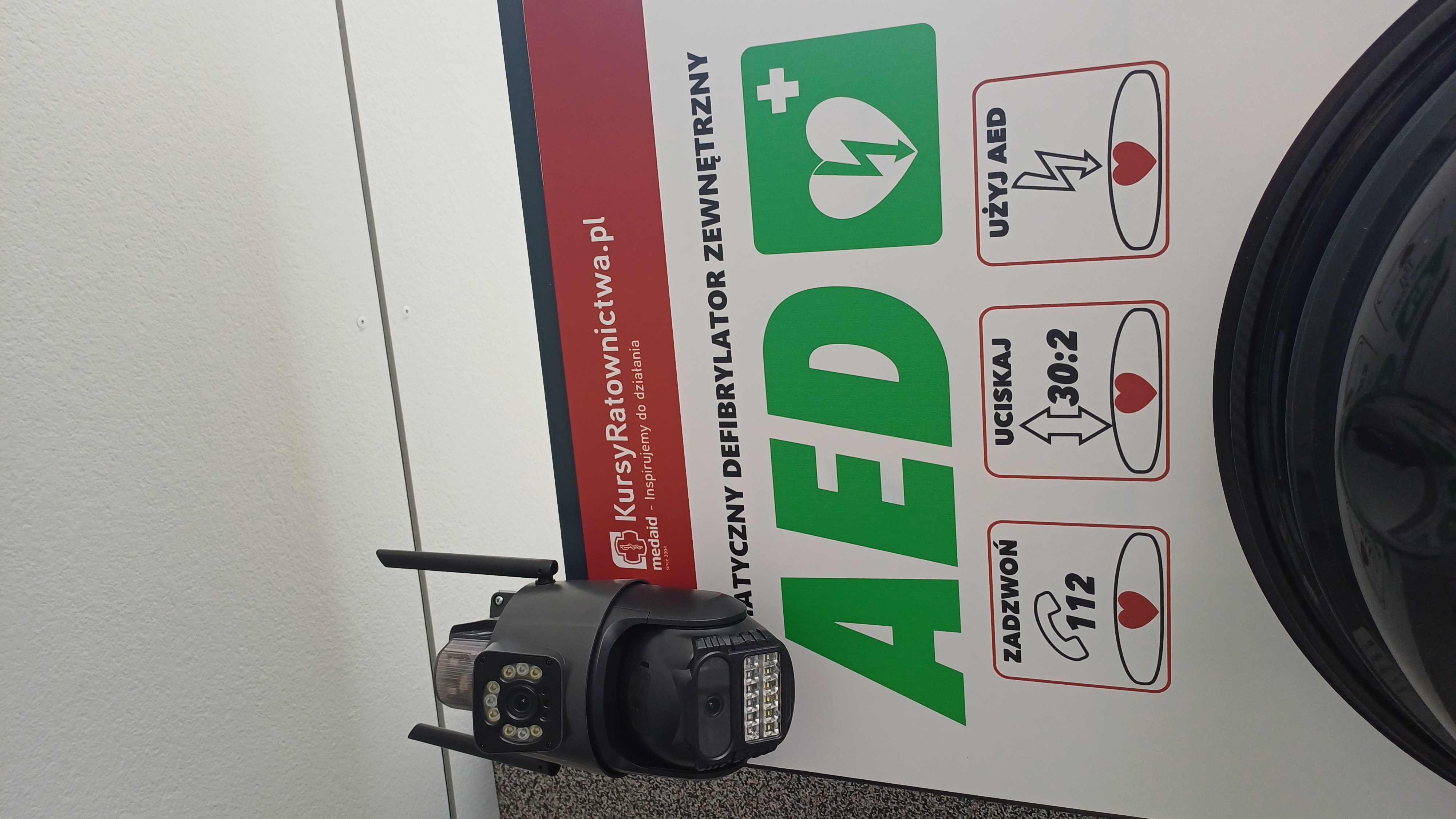 Stacja AED przy PSP 26