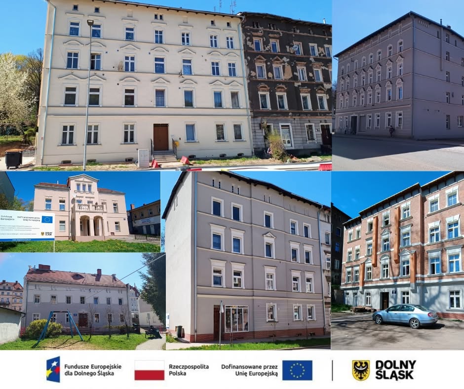 Siedem budynków po termomodernizacji