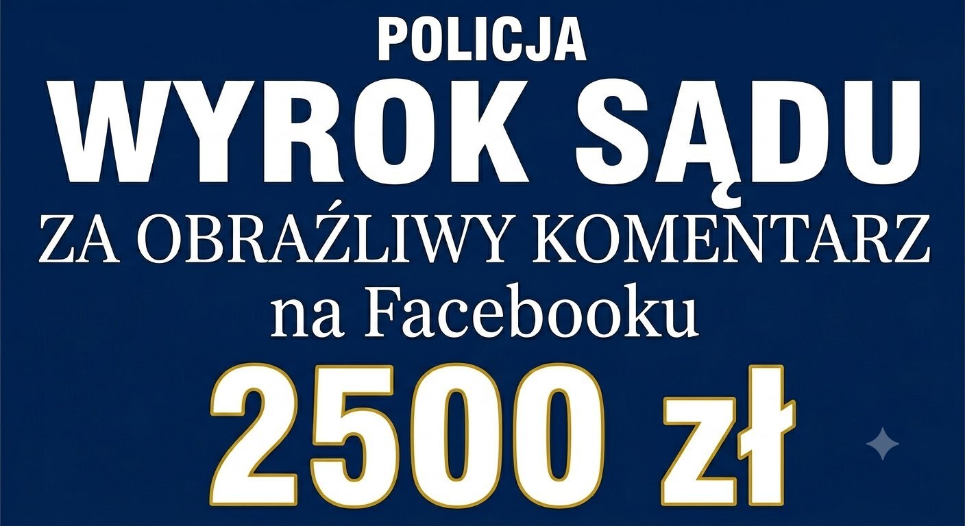 Nie jeseśmy anonimowi w sieci. Wyrok za komentarz na Facebooku - 2500 zł