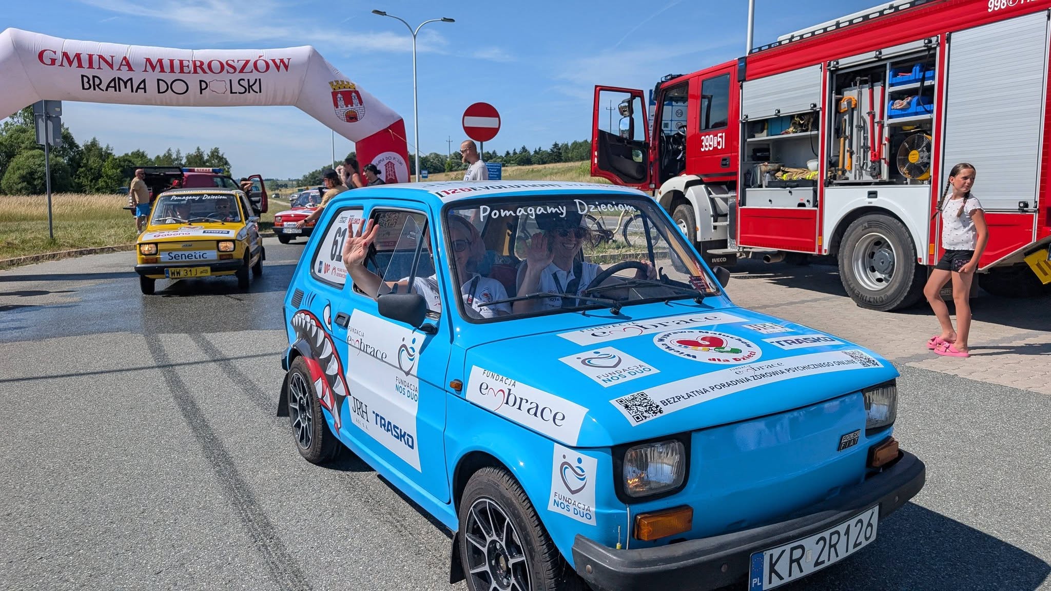 Wielka wyprawa w szlachetnym celu. Ponad 70 "Maluchów" przekroczyło granicę