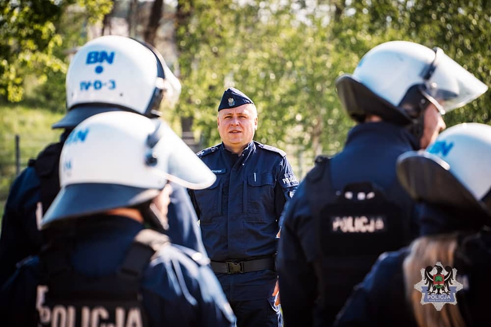 Przygotowani na starcie z kibolami