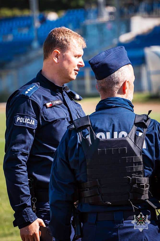 Przygotowani na starcie z kibolami