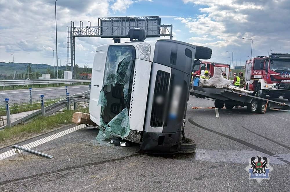 Właśnie tak zakończył jazdę...