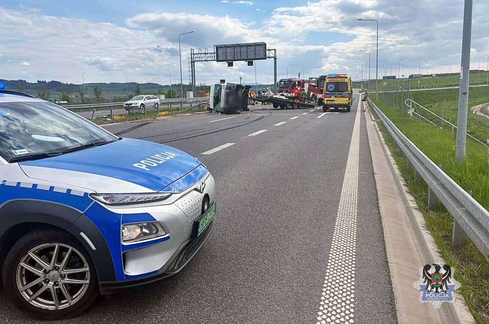 Właśnie tak zakończył jazdę...