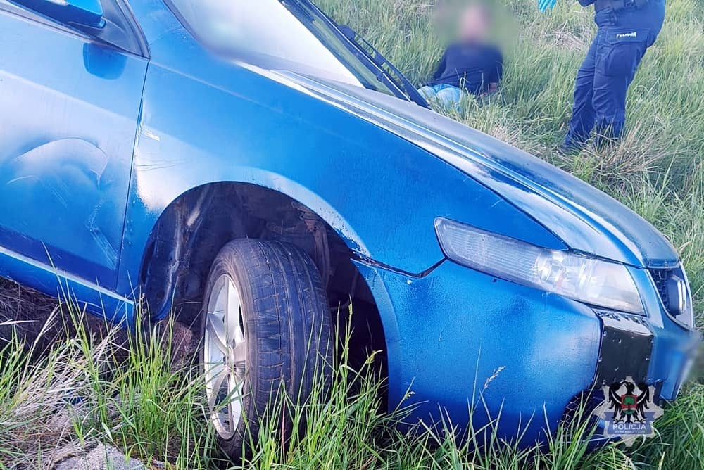 Zatrzymali go na łące, ale to był dopiero początek jego problemów