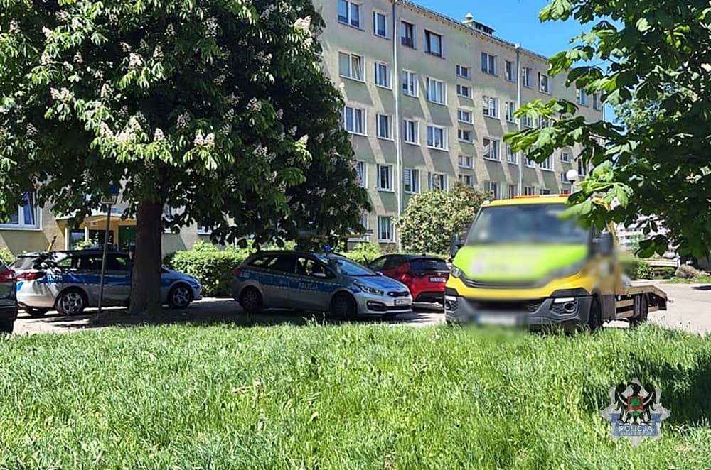 Ukradł lawetę i doprowadził do kilku kolizji