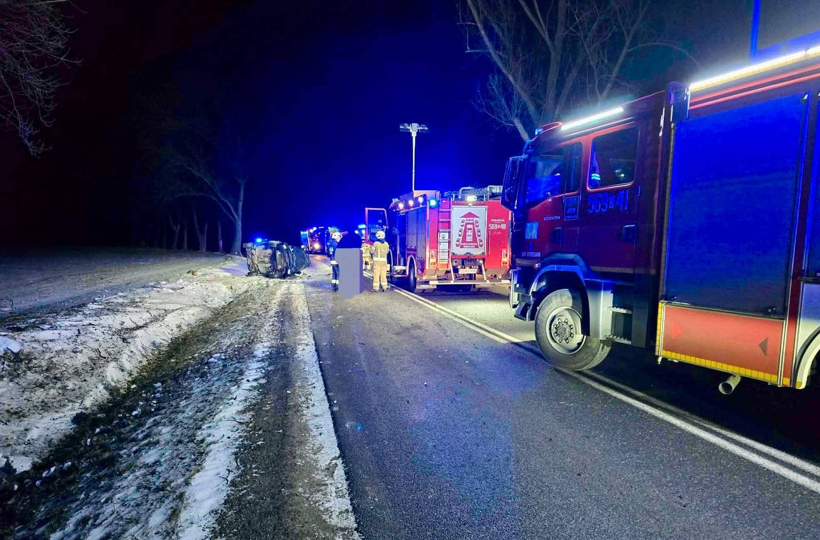 Śmiertelny wypadek na granicy dwóch powiatów