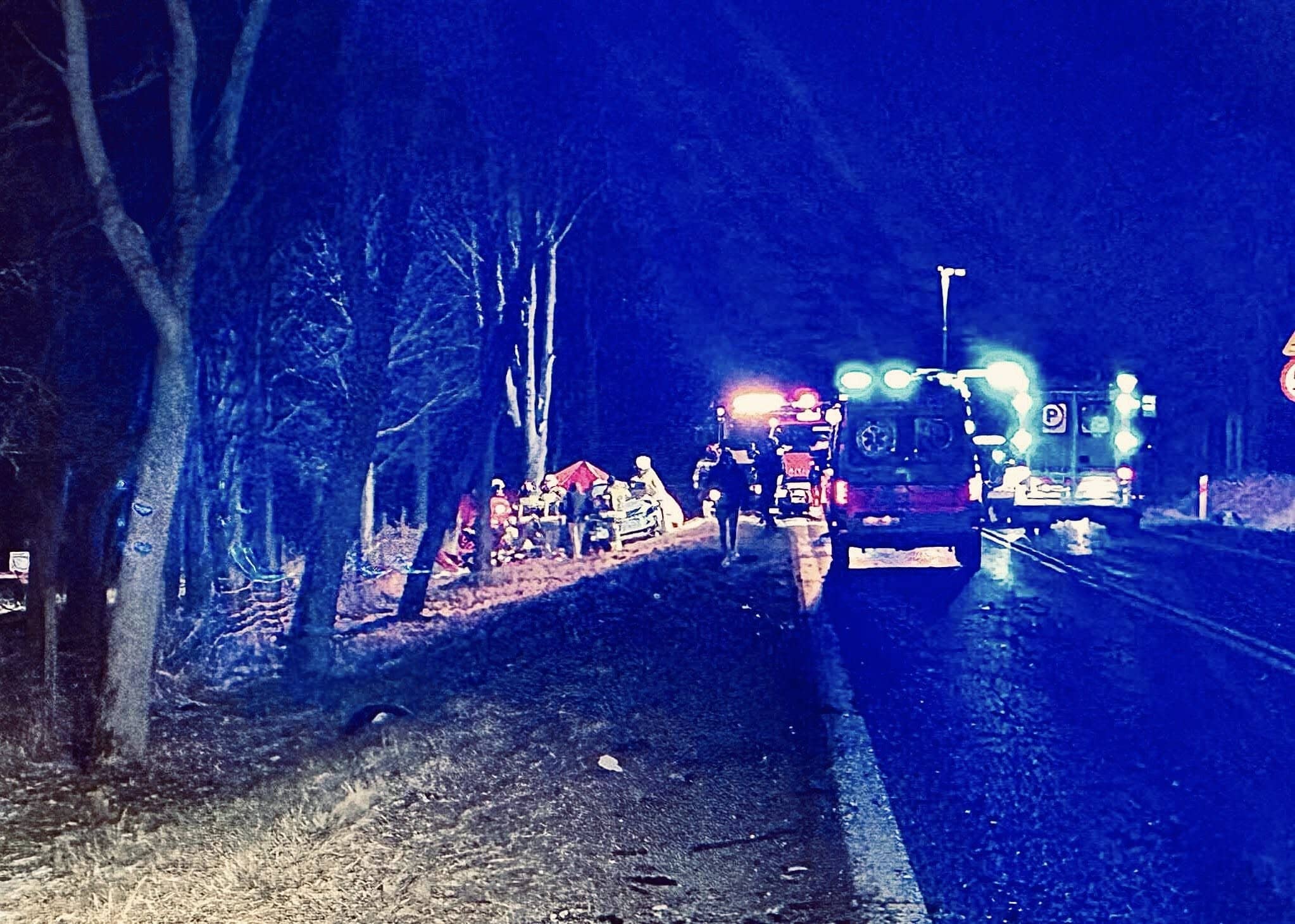 Śmiertelny wypadek na DK5