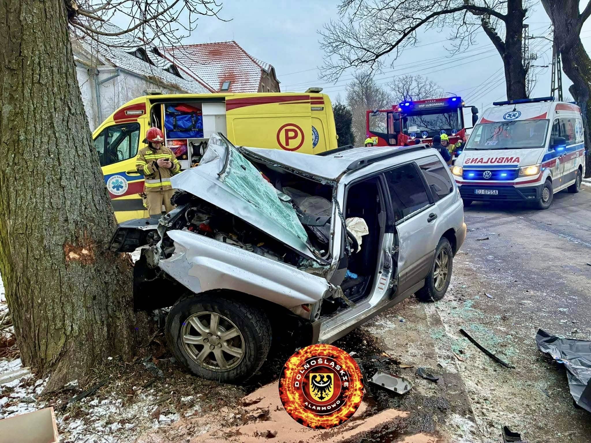 Życia kierowcy nie udało się uratować