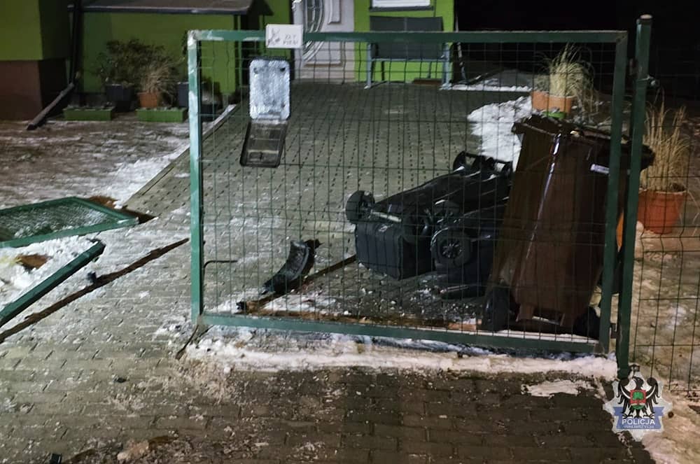 Rozbił samochód z wypożyczalni