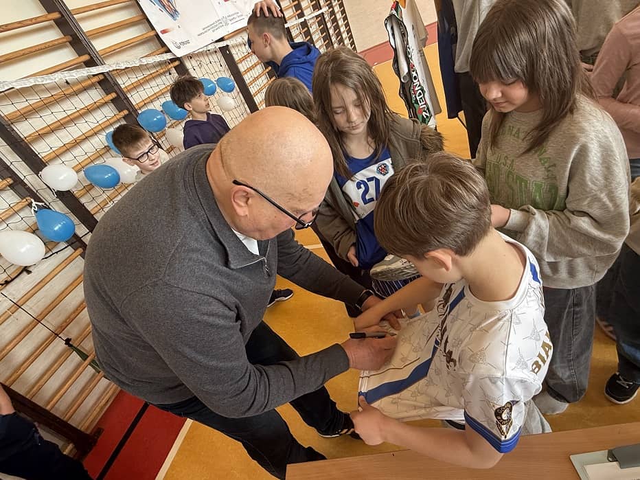 Spotkanie z historią koszykówki w PSP 37