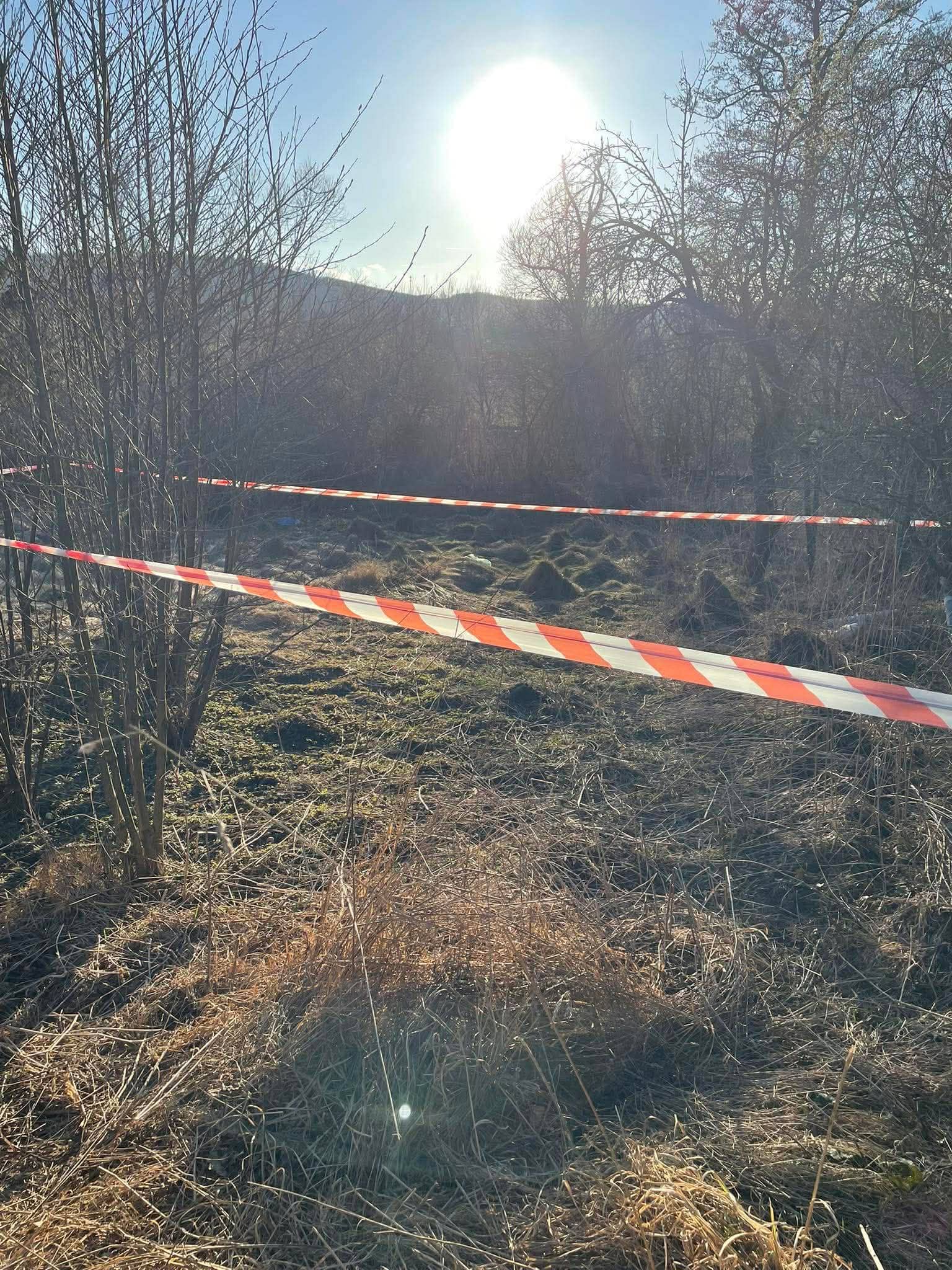 Niewybuch obok dawnej poczty