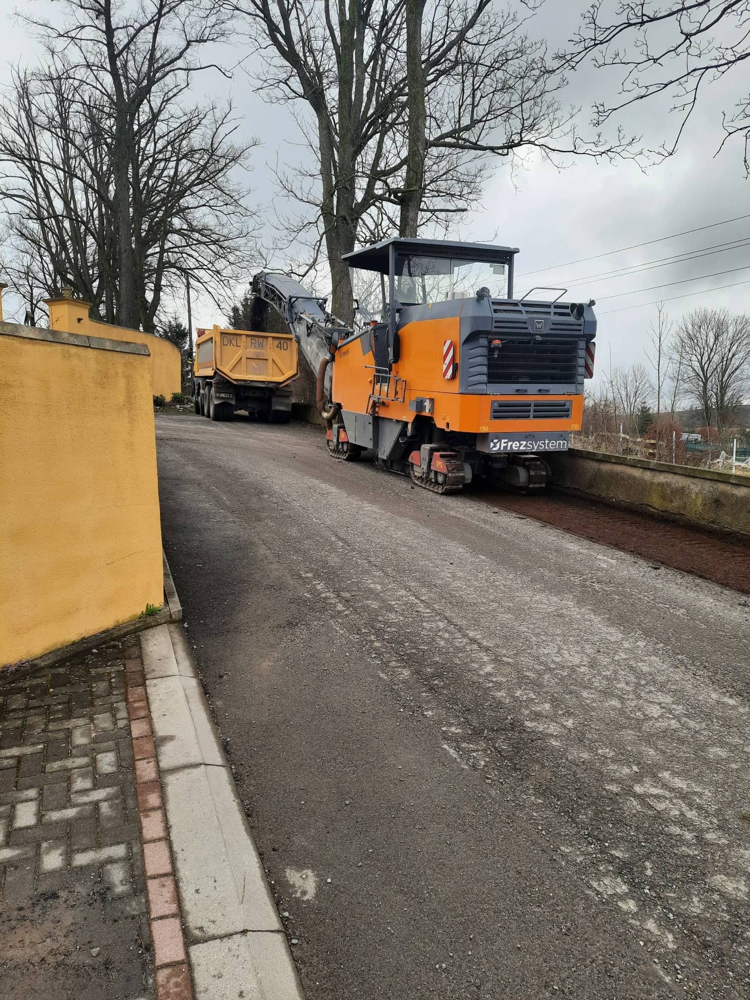 Rozpoczęcie remontu drogi