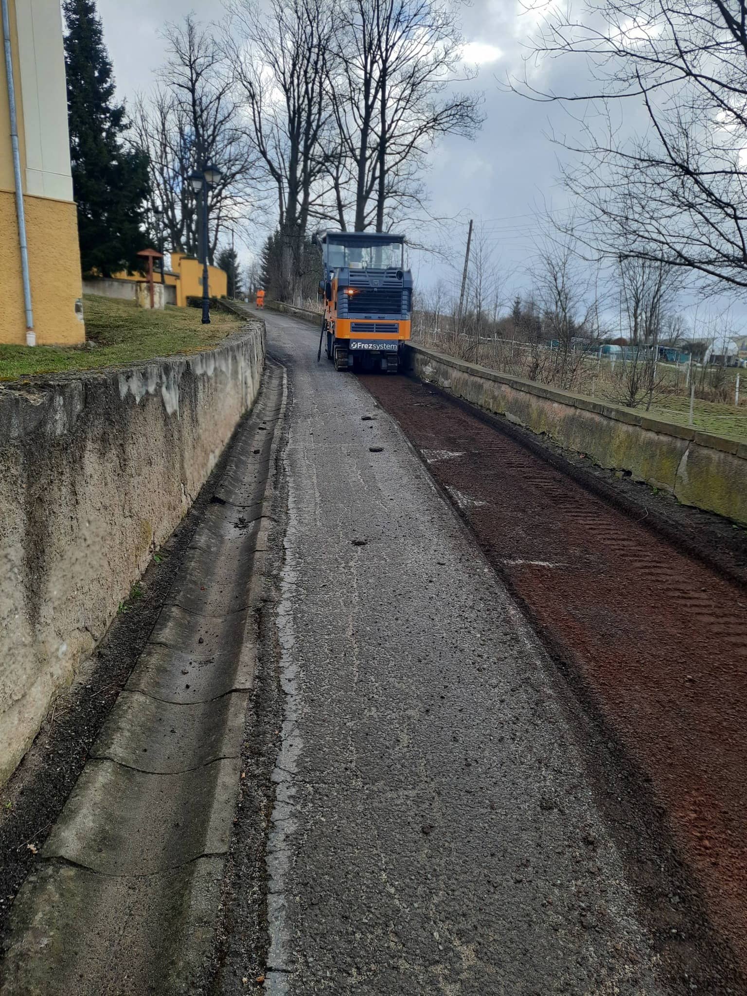 Rozpoczęcie remontu drogi