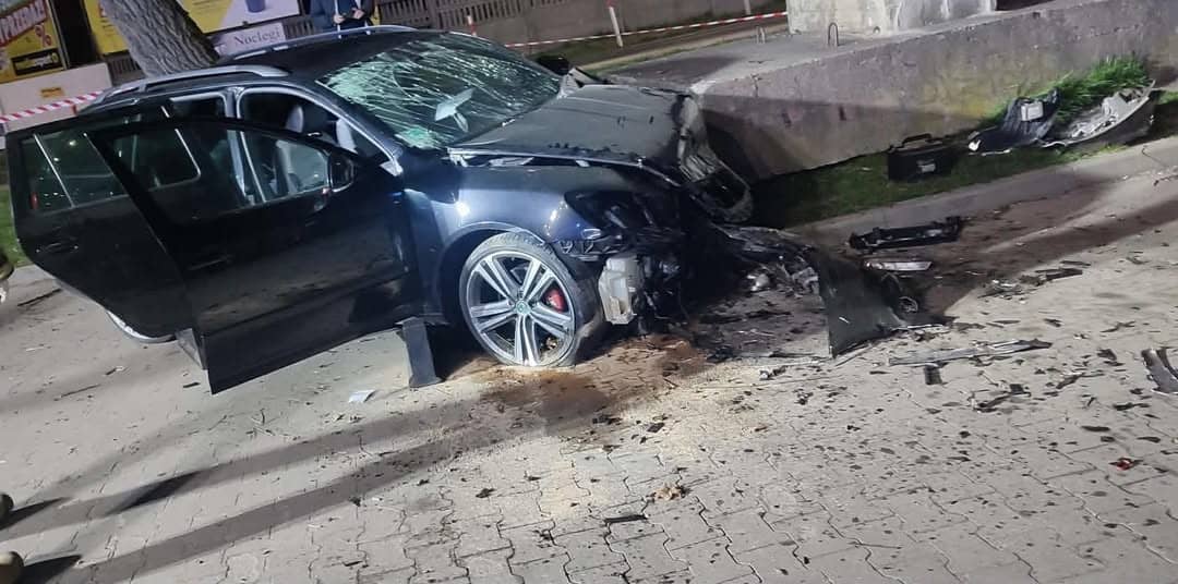 Pijany kierowca, pasażer w stanie ciężkim