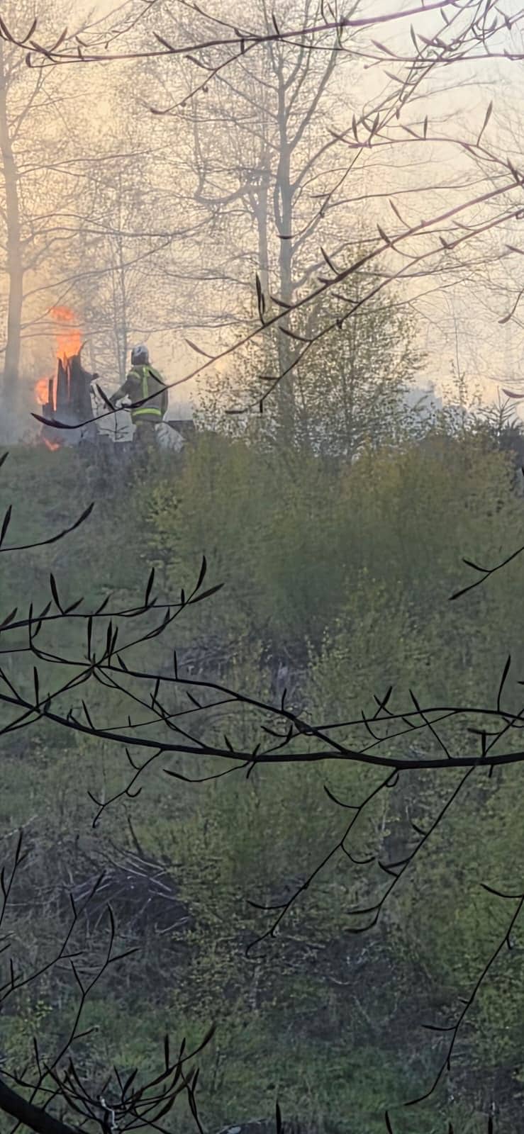 Pożar w Leśnictwie Glinica