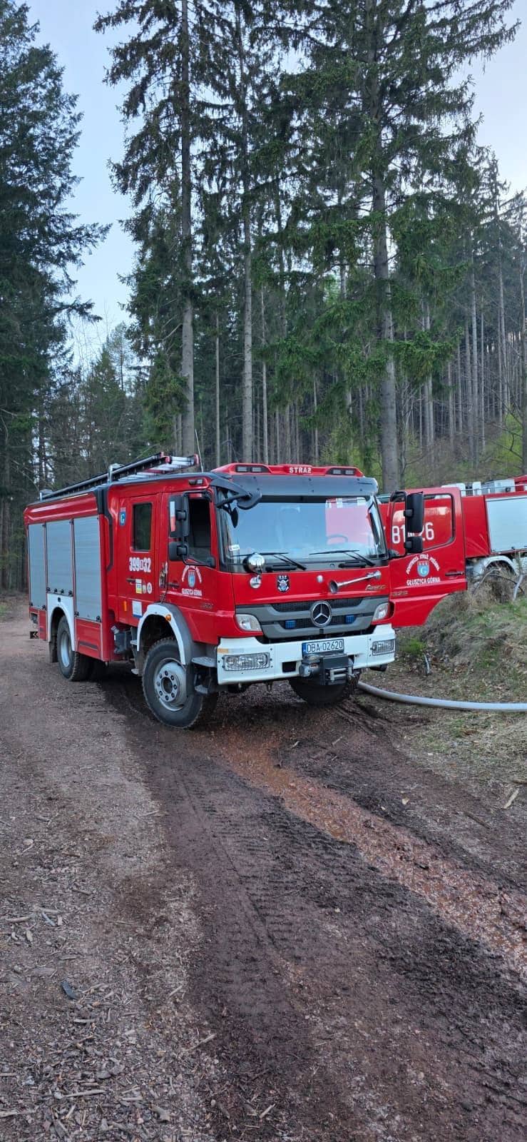 Pożar w Leśnictwie Glinica