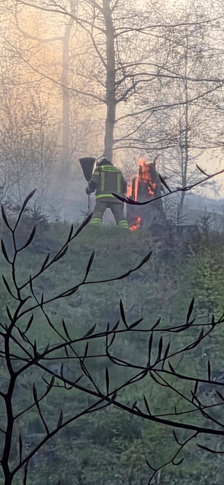 Pożar w Leśnictwie Glinica