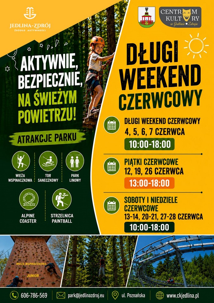 Jedlina zaprasza na długi weekend