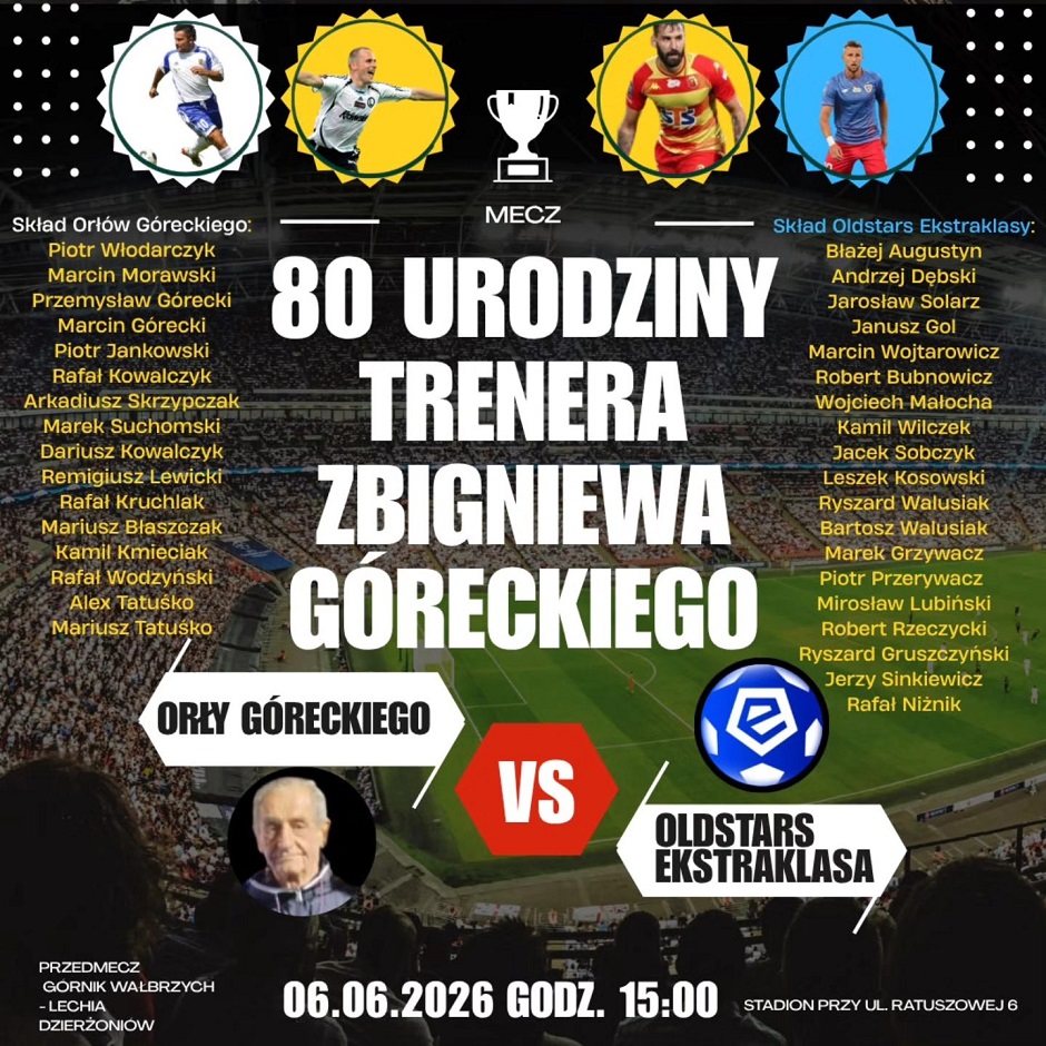 To będzie wyjątkowy mecz dla trenera Góreckiego