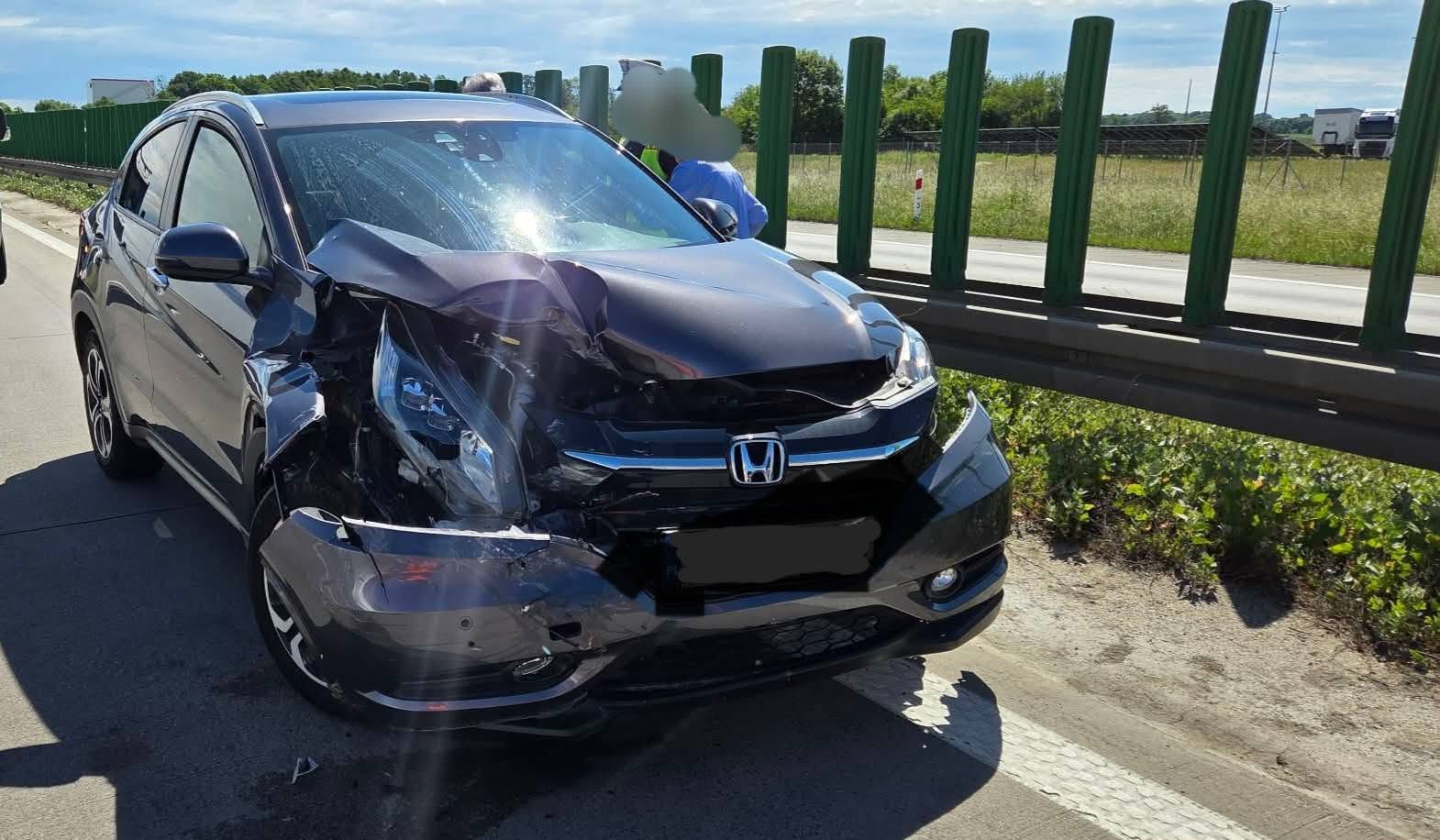 Pięć aut uszkodzonych